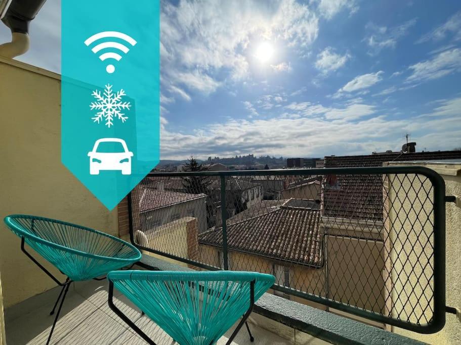 Duplex 70M2 - Vue Cite Medievale - Parking Gratuit Carcassonne Luaran gambar