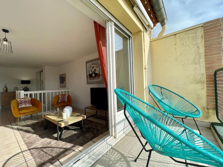 Duplex 70M2 - Vue Cite Medievale - Parking Gratuit Carcassonne Luaran gambar